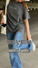 Cargar imagen en el visor de la galería, "Seven (days a week)” t-shirt