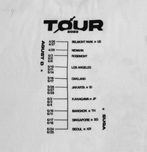 Load image into Gallery viewer, White “TOUR” Agust D/Suga t-shirt
