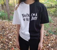 Cargar imagen en el visor de la galería, "Daechwita" half and half T-Shirt