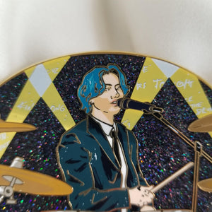 "Musicares Drummer Jungkook" sparkling enamel pin