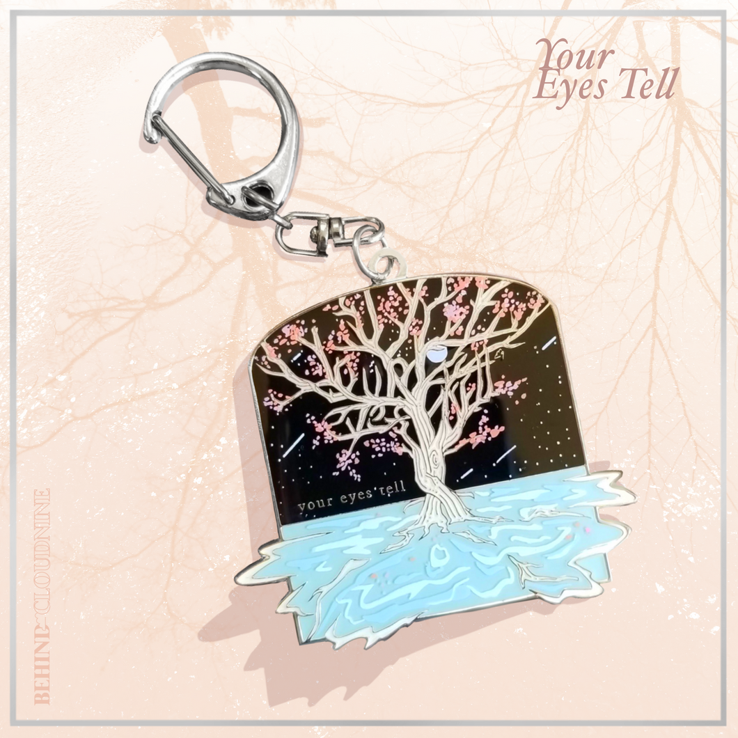 Your Eyes Tell keychain